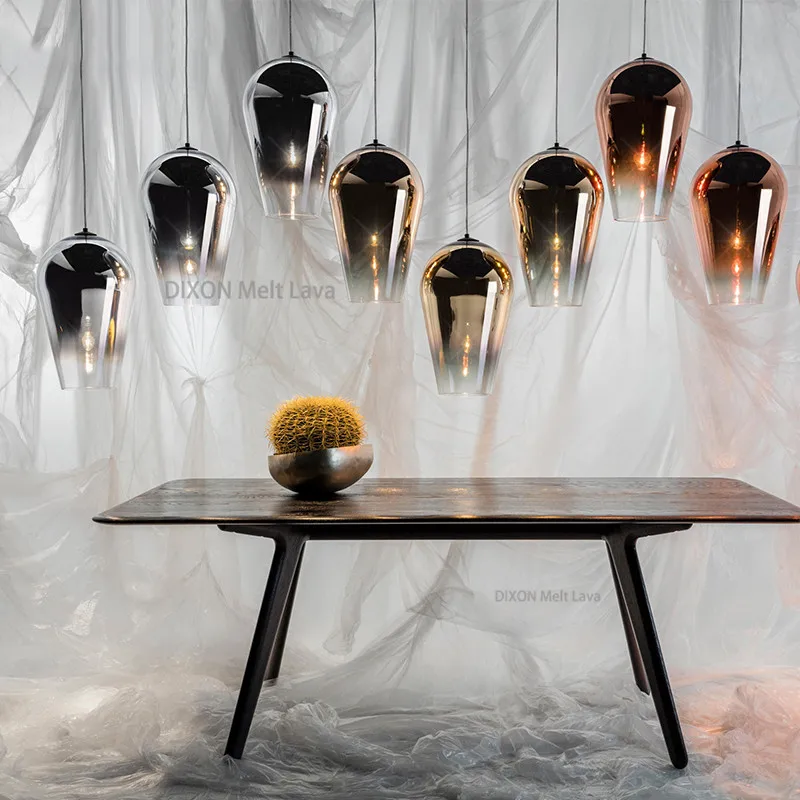 Фото DIXON Melt Lava подвесные светильники современный градиентный светильник стеклянный