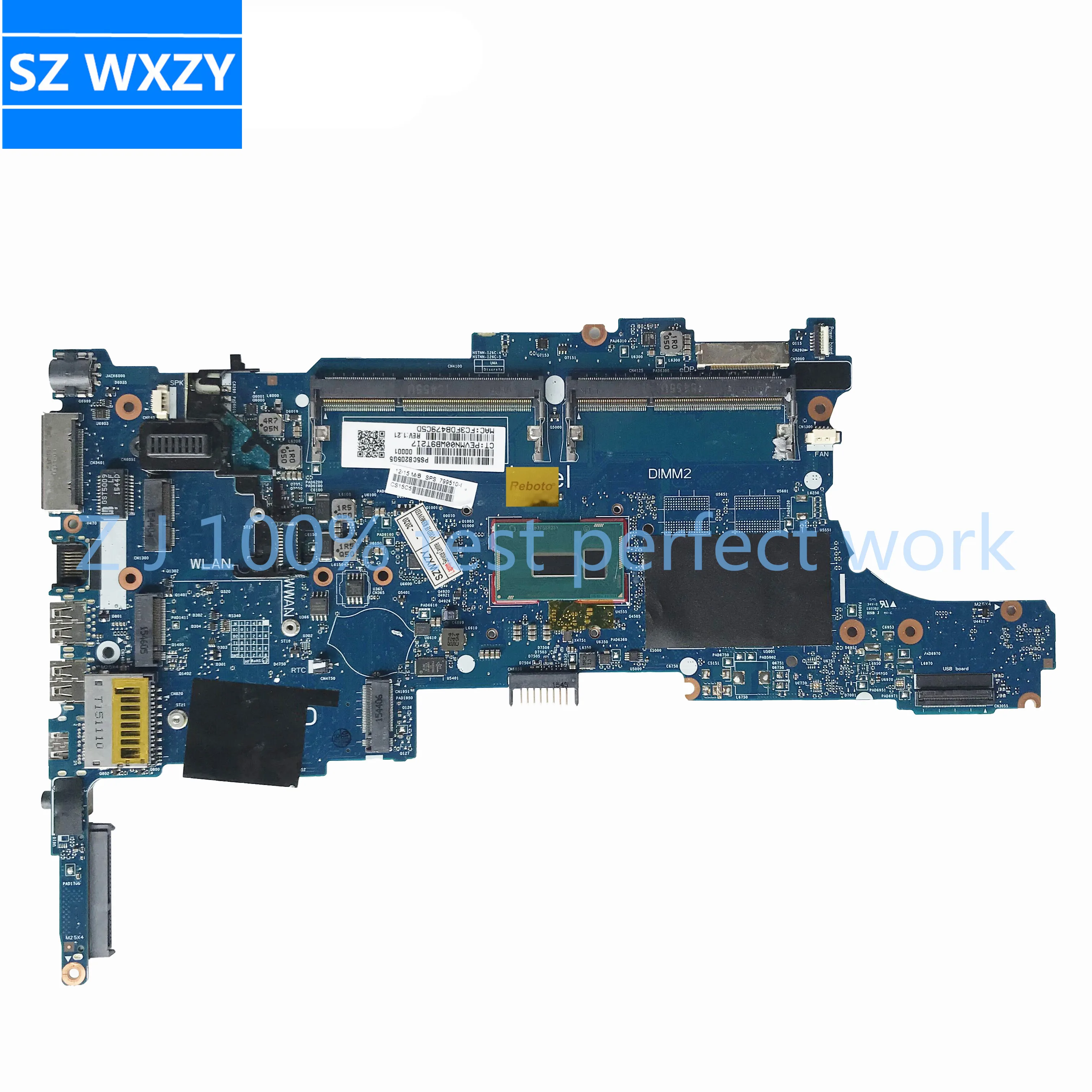 Материнская плата для ноутбука HP EliteBook 850 G2 840 с I5-5200U 799510-001 799510-501 6050A2637901-MB-A02 MB 100%