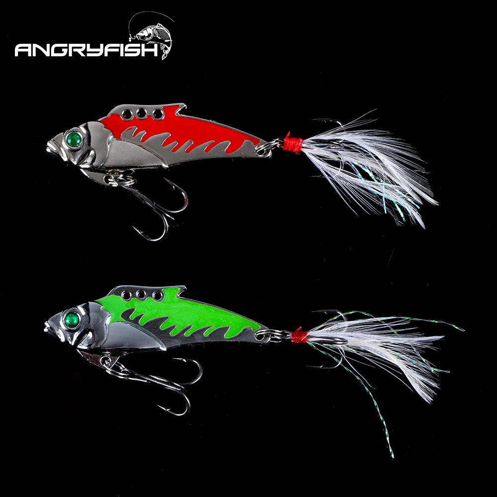 Angryfish лидер продаж 1 шт. высококачественная металлическая вибрирующая рыболовная
