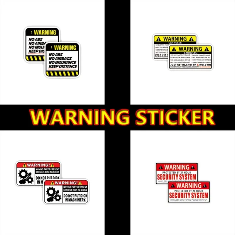 2 Pcs/Set Car Auto Body Window Rear Bumper Safety Warning Slogan Sticker Trunk Windshield Decor Decals Exterior Car Styling
2 Pcs/Set Car Auto Body Window Rear Bumper Safety Warning Slogan Sticker Trunk Windshield Decor Decals Exterior Car Styling