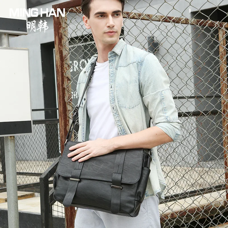 New Style Korean-style Trend PU Leather Men Shoulder Handheld Traveling Bag Large Capacity Support
New Style Korean-style Trend PU Leather Men Shoulder Handheld Traveling Bag Large Capacity Support