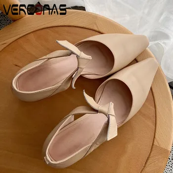 VERCONAS Women High Quality Sandals Genuine Leather Thick Heels New Arrival Lace Up Pointed Toe Prom Pumps Summer Shoes Woman
VERCONAS Women High Quality Sandals Genuine Leather Thick Heels New Arrival Lace Up Pointed Toe Prom Pumps Summer Shoes Woman