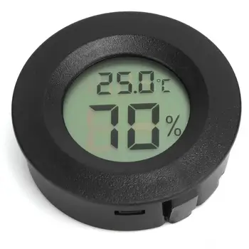 Pet thermometer Embedded Round-shaped Digital Reptiles Thermometer Hygrometer Humidity Temperature Meter High Precise
Pet thermometer Embedded Round-shaped Digital Reptiles Thermometer Hygrometer Humidity Temperature Meter High Precise