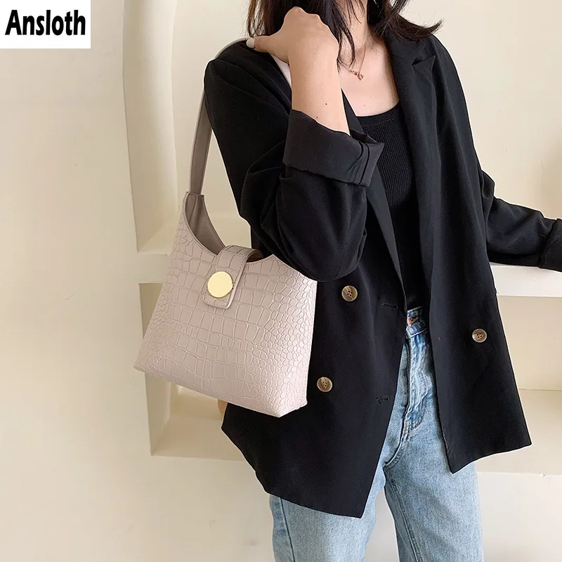 Ansloth Stone Pattern Bag Women Shoulder Bag Tote Bag Female Handbag Large Capacity Top-handle Bag Luxury Designer Bag PU HPS841
Ansloth Stone Pattern Bag Women Shoulder Bag Tote Bag Female Handbag Large Capacity Top-handle Bag Luxury Designer Bag PU HPS841