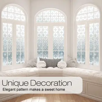 Classical European Style Glass Sticker Static Cling Heat Control Frosted PVC Remoable Reusable Home Decoration 17.77''by78.7''
Classical European Style Glass Sticker Static Cling Heat Control Frosted PVC Remoable Reusable Home Decoration 17.77''by78.7''