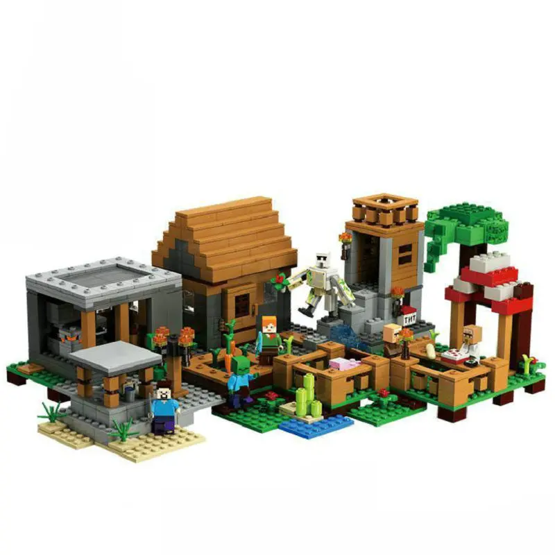 Building Blocks Toys Building Blockss 21128 The Village Special Edition Steve Action Figures MinecraftINGlys Sets Toys 
Building Blocks Toys Building Blockss 21128 The Village Special Edition Steve Action Figures MinecraftINGlys Sets Toys