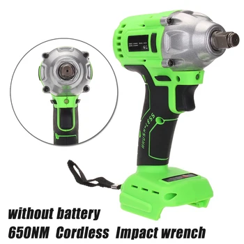 1 Set Auto 18V 650NM Torque Impact Wrench Brushless Cordless With LED Light Without Battery Cordless Impact Wrench
1 Set Auto 18V 650NM Torque Impact Wrench Brushless Cordless With LED Light Without Battery Cordless Impact Wrench