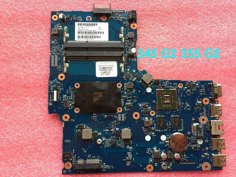 Подходит для материнской платы HP 345 G2 355 G2 764690-001 764690-501 764690-601 6050A2612501, 100% протестированная полностью Рабочая плата
Подходит для материнской платы HP 345 G2 355 G2 764690-001 764690-501 764690-601 6050A2612501, 100% протестированная полностью Рабочая плата