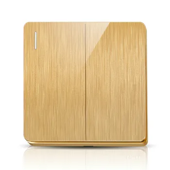 Switch Socket 3D drawing board gold 2 - bit open double switch panel Double control / Single control
Switch Socket 3D drawing board gold 2 - bit open double switch panel Double control / Single control