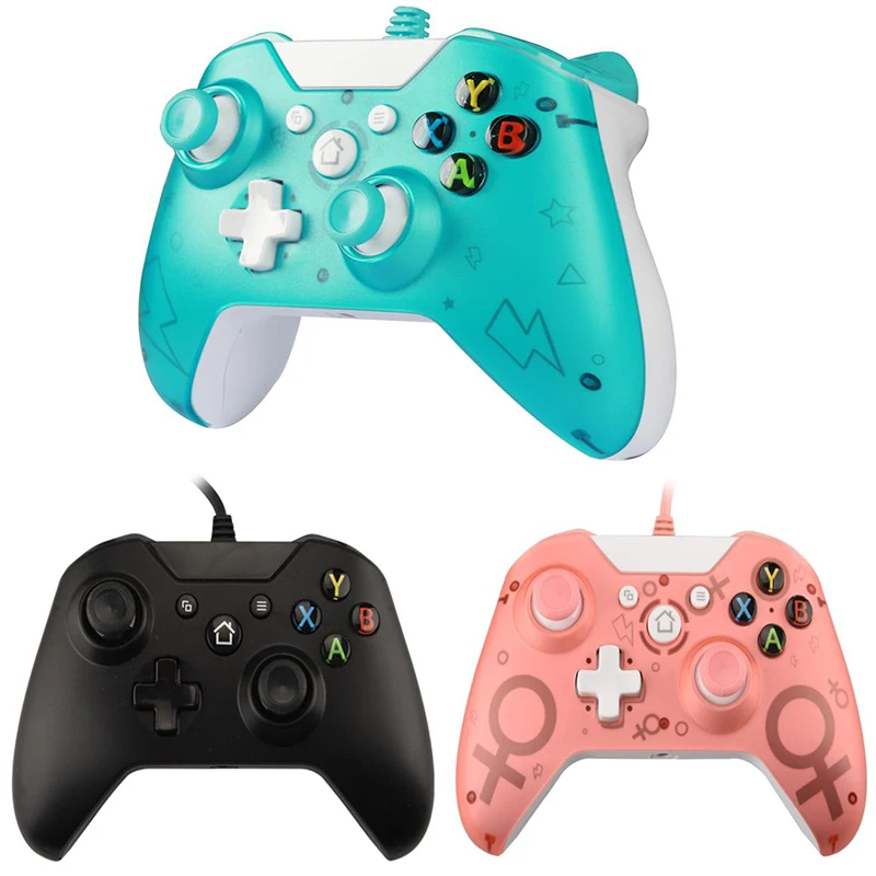 USB Wired Gamepad for Xbox One PC Games Controller Joystick for XBOX One Console Win 7 8 10 Game Controller with Headphone Jack
USB Wired Gamepad for Xbox One PC Games Controller Joystick for XBOX One Console Win 7 8 10 Game Controller with Headphone Jack