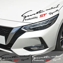 Estilo do carro lâmpada de vinil sobrancelha adesivo reflexivo esportes decalque decoração para ford focus 2 3 4 mondeo fusão kuga ecosport fiesta(China)