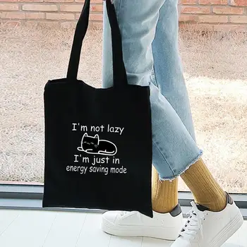 I Am Not Lazy Letter Animal Ptint Reusable Shopping Bags Women Canvas Bag Large Foldable Eco Bag Casual Female Handbag Kawaii
I Am Not Lazy Letter Animal Ptint Reusable Shopping Bags Women Canvas Bag Large Foldable Eco Bag Casual Female Handbag Kawaii