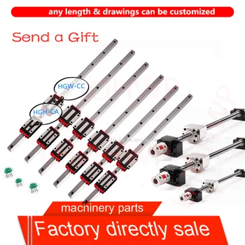 Free shipping HGR20 linear guide 6set linear guide with 12 linear bearing HGH20CA/20CC+SFU1605 ball screw CNC router accessories
Free shipping HGR20 linear guide 6set linear guide with 12 linear bearing HGH20CA/20CC+SFU1605 ball screw CNC router accessories