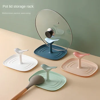 Spatula Rack, Pot Cover Rack, Bird Shape Creative Storage Rack, Multi-function Sitting Countertop, Punch-free Kitchen Rack
Spatula Rack, Pot Cover Rack, Bird Shape Creative Storage Rack, Multi-function Sitting Countertop, Punch-free Kitchen Rack