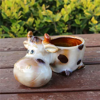 CREATIVE PORCELAIN MILK COW MINIATURE FLOWER POT DECOR CERAMICS OX SUCCULENT PLANTER NOVELTY CRAFT FOR ROOM, BALCONY AND GARDEN
CREATIVE PORCELAIN MILK COW MINIATURE FLOWER POT DECOR CERAMICS OX SUCCULENT PLANTER NOVELTY CRAFT FOR ROOM, BALCONY AND GARDEN