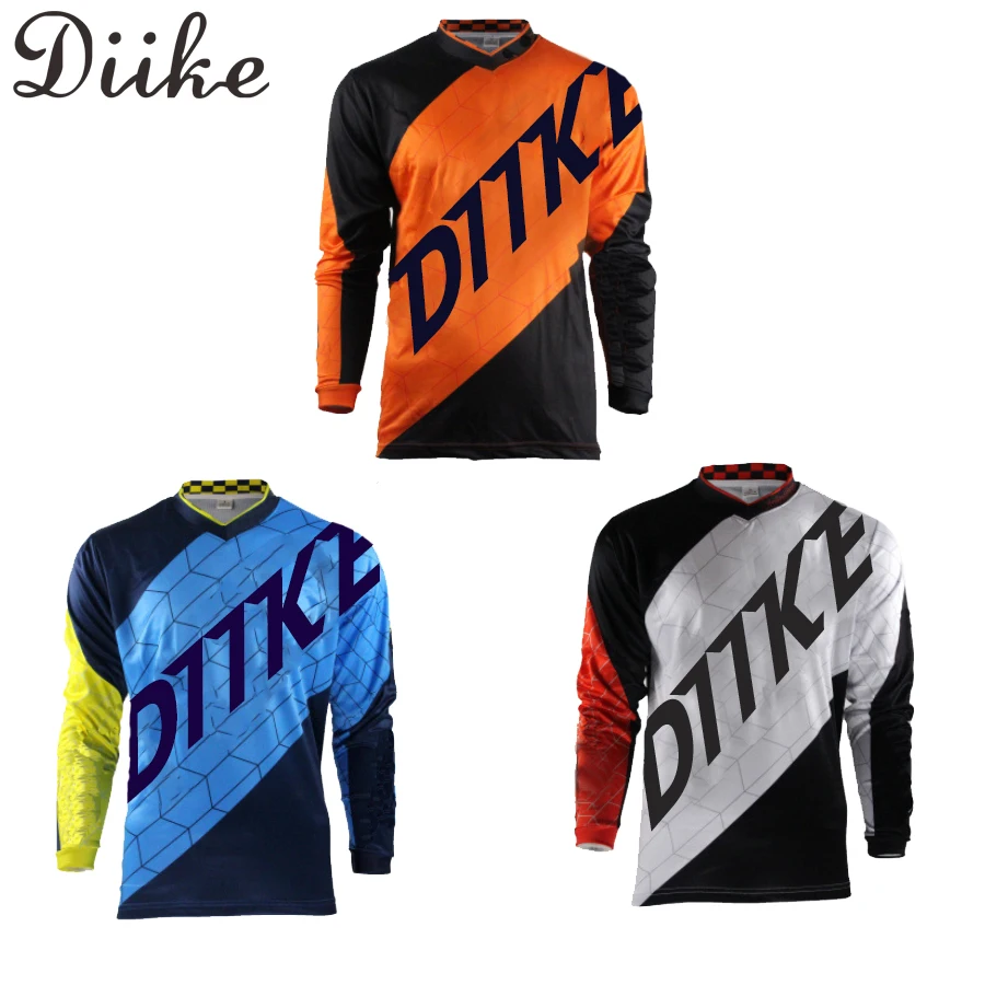 

motorcycle mountain bike team downhill jersey MTB Offroad DH MX bicycle locomotive shirt cross country mountain TLD fox jersey