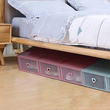 Shoes storage Plastic Underwear Storage Box Foldable Shoe Box Storage Plastic Transparent Case Stackable Organizer 3Pcs W923
Shoes storage Plastic Underwear Storage Box Foldable Shoe Box Storage Plastic Transparent Case Stackable Organizer 3Pcs W923