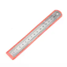4 pcs 15cm Double Sided Stainless Steel Metal Scale Straight Ruler Precision Double Measuring Hand Tool Stationery Supplies
4 pcs 15cm Double Sided Stainless Steel Metal Scale Straight Ruler Precision Double Measuring Hand Tool Stationery Supplies