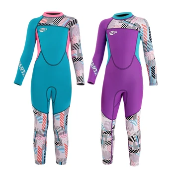 Kids Diving Suit 2.5MM Neoprene Wetsuit children for girls Keep Warm One-piece Long Sleeves Surfing Suit UV protection Swimwear 
Kids Diving Suit 2.5MM Neoprene Wetsuit children for girls Keep Warm One-piece Long Sleeves Surfing Suit UV protection Swimwear
