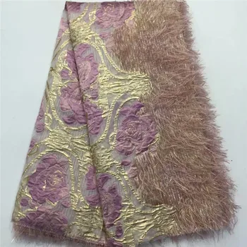 Popualr Jacquard Fabrics Brocade Tassels Lace Best Quality Nigerian Tulle Mesh Lace Brocade Jacquard Lace for Bridal Materials 
Popualr Jacquard Fabrics Brocade Tassels Lace Best Quality Nigerian Tulle Mesh Lace Brocade Jacquard Lace for Bridal Materials