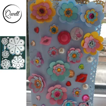QWELL Flower Metal Cutting Dies for Scrapbooking and Card Making Paper Embossing Craft New 2019 die cuts
QWELL Flower Metal Cutting Dies for Scrapbooking and Card Making Paper Embossing Craft New 2019 die cuts