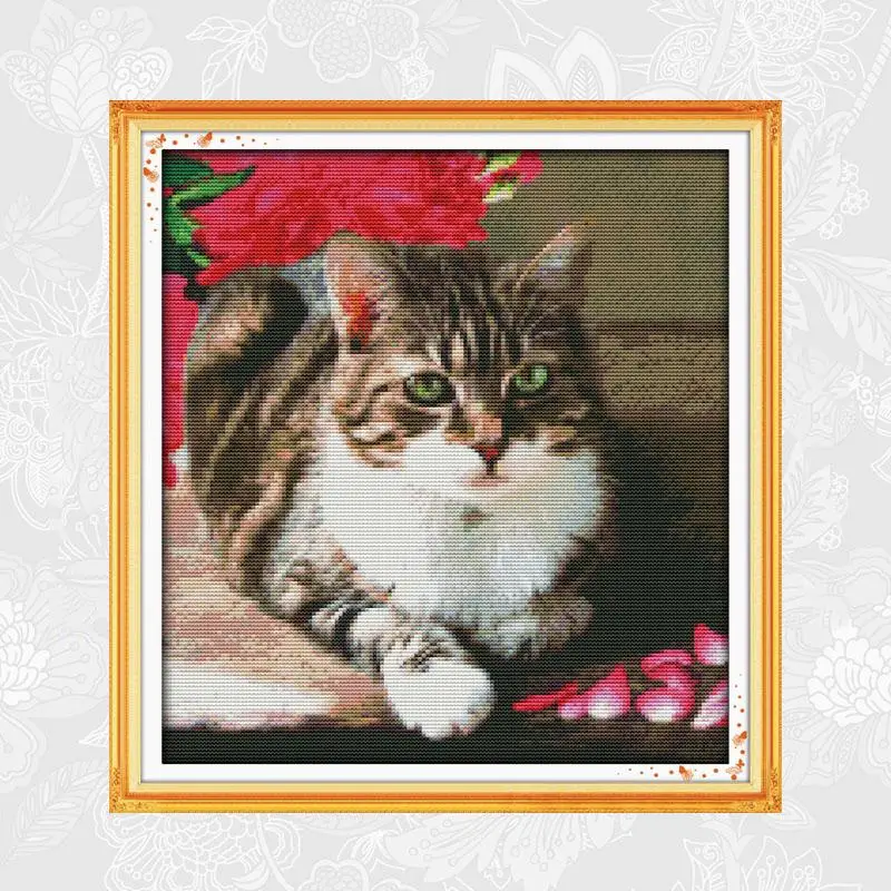 Lovely cat Patterns DMC Counted Cross-stitch Printed Canvas 11ct 14ct DIY Handwrok Cross Stitch kits Needlework Crafts Sets
Lovely cat Patterns DMC Counted Cross-stitch Printed Canvas 11ct 14ct DIY Handwrok Cross Stitch kits Needlework Crafts Sets
