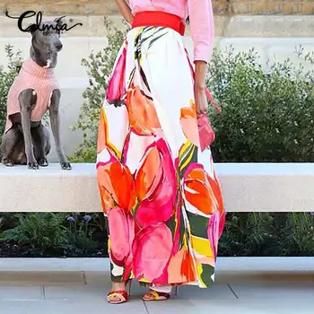 Celmia Bohemian Long Skirt Women Fashion Printed Party Holiday Maxi Skirts Casual Loose Pleated High Waist Skirts Belt Plus Size
Celmia Bohemian Long Skirt Women Fashion Printed Party Holiday Maxi Skirts Casual Loose Pleated High Waist Skirts Belt Plus Size