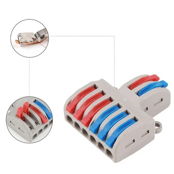 5/1pcs/Lot SPL-42/62 Mini Fast Wire Connector Universal Wiring Cable Connector Push-in Conductor Terminal Block DIY YOU TOB
5/1pcs/Lot SPL-42/62 Mini Fast Wire Connector Universal Wiring Cable Connector Push-in Conductor Terminal Block DIY YOU TOB