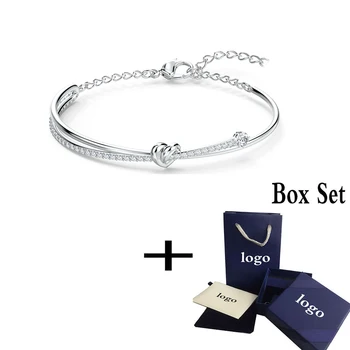 SWA 2020 Fashion Classic High Quality LIFELONG HEART Bracelet Original Ladies Jewelry Send Girlfriend Birthday Engagement Gift
SWA 2020 Fashion Classic High Quality LIFELONG HEART Bracelet Original Ladies Jewelry Send Girlfriend Birthday Engagement Gift