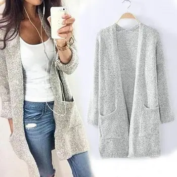 Cardigans for Women Open Front Long Knited Cardigan Solid Color Sweater for Women Coat
Cardigans for Women Open Front Long Knited Cardigan Solid Color Sweater for Women Coat