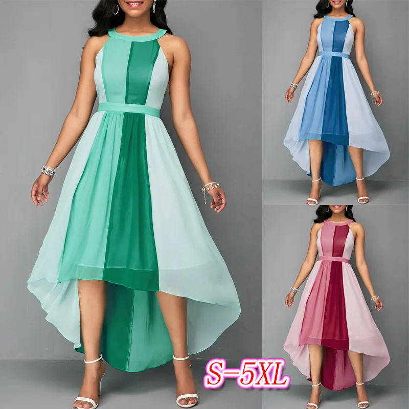 Long Chiffon Dress Women Short Front Long Back A-Line Solid Sleeveless Ankle-Length Empire Halter Sexy Dress
Long Chiffon Dress Women Short Front Long Back A-Line Solid Sleeveless Ankle-Length Empire Halter Sexy Dress
