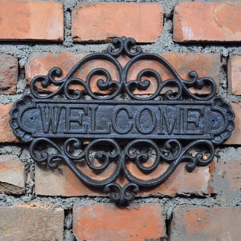 Home Attractive Wall Mounted Welcome Sign Decorative Restaurant Vintage Easy Install Retro Style Durable Bar Cast Iron Cafe
Home Attractive Wall Mounted Welcome Sign Decorative Restaurant Vintage Easy Install Retro Style Durable Bar Cast Iron Cafe