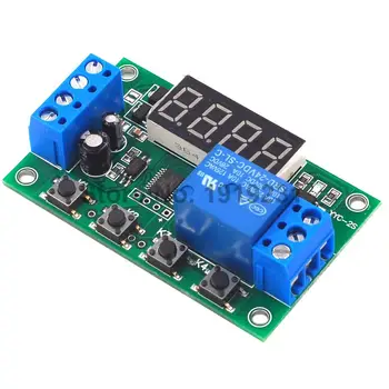 DC 5V 12V 24V 5A YYC-2S Adjustable LED Delay Relay Module Delay Timer Control Switch Board
DC 5V 12V 24V 5A YYC-2S Adjustable LED Delay Relay Module Delay Timer Control Switch Board