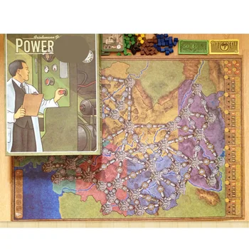 Power Board Game English Verison Cards Game Germany + United States Map 
Power Board Game English Verison Cards Game Germany + United States Map