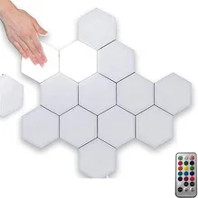 10PCS Quantum Lamp LED Panel Light Magnetic Hexagons Modular Touch Sensitive sensor Lights DIY Creative Decor painel Wall Lamp
10PCS Quantum Lamp LED Panel Light Magnetic Hexagons Modular Touch Sensitive sensor Lights DIY Creative Decor painel Wall Lamp