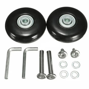 6PCS Black Luggage bag Suitcase Replacement Rubber Wheels Axles Repair Accessories No noise Casters OD 40mm/54mm/60mm/64mm/80mm
6PCS Black Luggage bag Suitcase Replacement Rubber Wheels Axles Repair Accessories No noise Casters OD 40mm/54mm/60mm/64mm/80mm