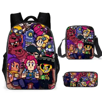 Leon Game Print Teenager Boys Girls Backpack 3PCS/SET School Bags Kids Backpacks for Boys Children Mochila Escolar
Leon Game Print Teenager Boys Girls Backpack 3PCS/SET School Bags Kids Backpacks for Boys Children Mochila Escolar