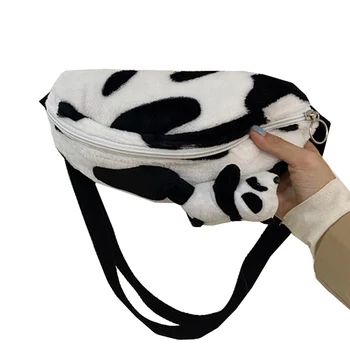 Cow Print Plush Chest Bag Women Shoulder Bags High Quality Female Chest Crossbody Bags New Fashion Ladies Girls Messenger Bag
Cow Print Plush Chest Bag Women Shoulder Bags High Quality Female Chest Crossbody Bags New Fashion Ladies Girls Messenger Bag