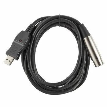 Manufacturers Supply USB Microphone Cord 3 M Microphone Cord Computer USB to XLR Microphone Connection Computer Cable
Manufacturers Supply USB Microphone Cord 3 M Microphone Cord Computer USB to XLR Microphone Connection Computer Cable