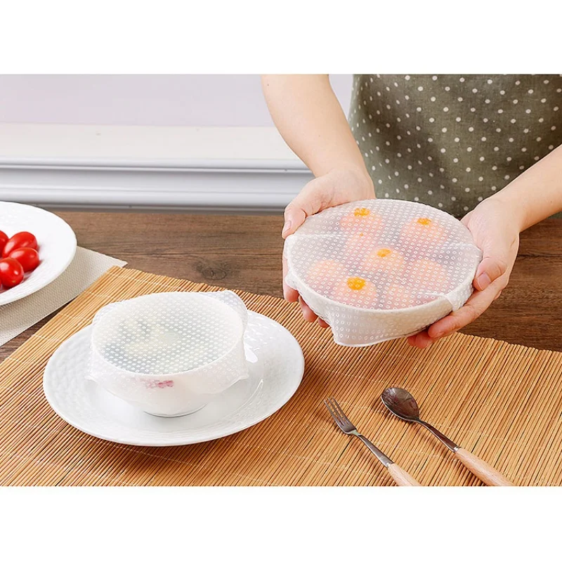 #8PCreative 4pcs Silicone Food Wraps Reusable Silicone Food Cover Food Fresh Keeping Wrap Kitchen Tools CM
#8PCreative 4pcs Silicone Food Wraps Reusable Silicone Food Cover Food Fresh Keeping Wrap Kitchen Tools CM