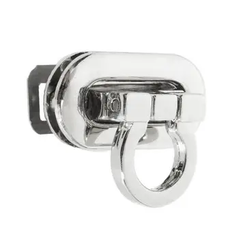 Metal Round Clasp Turn Lock Twist Lock for DIY Handbag Craft Bag Purse Hardware, Silver
Metal Round Clasp Turn Lock Twist Lock for DIY Handbag Craft Bag Purse Hardware, Silver
