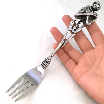 316L Stainless Steel Skull Fork/Spoon/Knife Tableware Cutlery Spoon Fork Sets Dining Forks Bento Accessories Kitchen Goods Garfo
316L Stainless Steel Skull Fork/Spoon/Knife Tableware Cutlery Spoon Fork Sets Dining Forks Bento Accessories Kitchen Goods Garfo