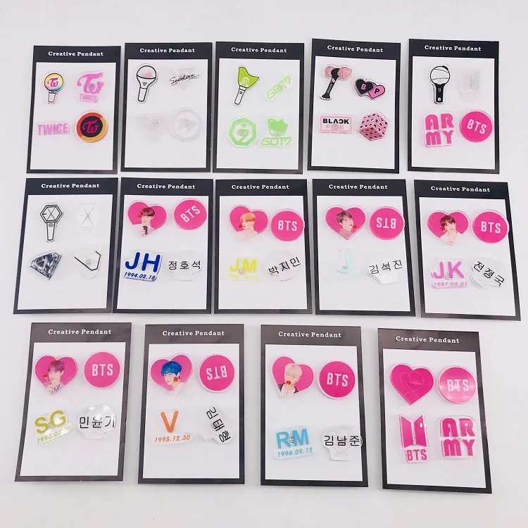 Bts blackpink GOT7 Twice EXO Crystal Set Brooch Badge Hangtag Related Products Celebrity Style
Bts blackpink GOT7 Twice EXO Crystal Set Brooch Badge Hangtag Related Products Celebrity Style