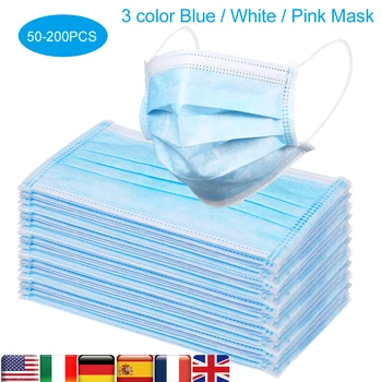 CZ US Stock 50-200pcs Non-woven Protective Mask Disposable Masks Anti PM2.5 Particle Face Cover Breathable Dustproof Mouth Masks
CZ US Stock 50-200pcs Non-woven Protective Mask Disposable Masks Anti PM2.5 Particle Face Cover Breathable Dustproof Mouth Masks