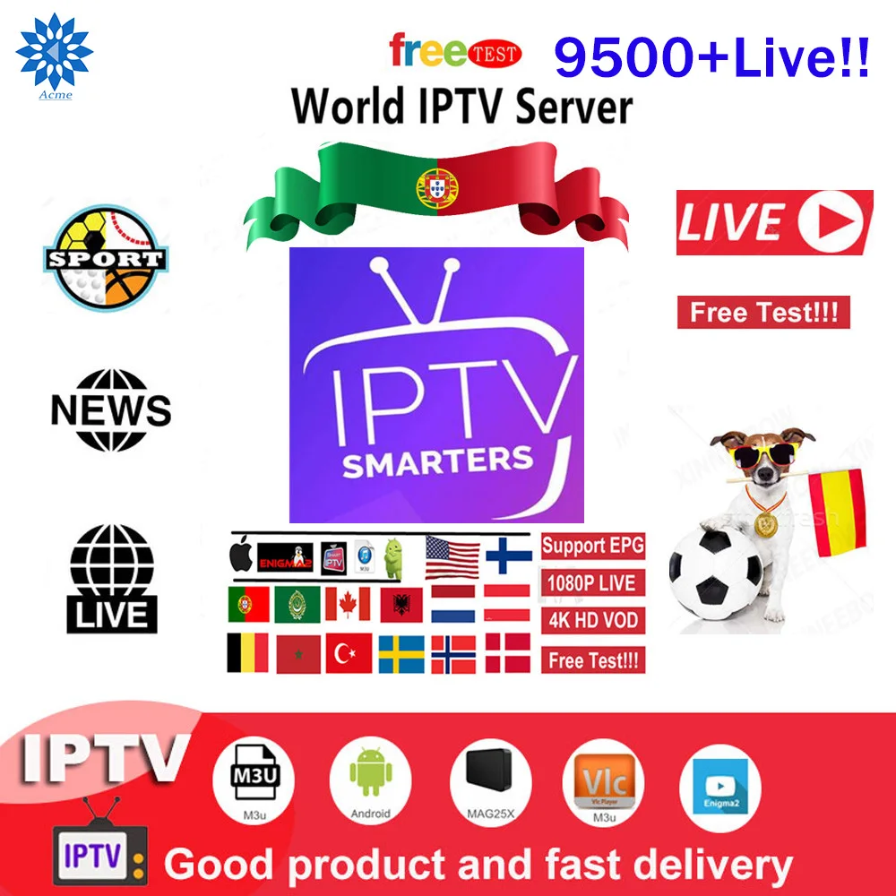 Free test IPTV M3U Subscription Italia French UK Portugal Spanish Turkey IPTV Code M3u Enigma Smart World TV for Mag Android box
Free test IPTV M3U Subscription Italia French UK Portugal Spanish Turkey IPTV Code M3u Enigma Smart World TV for Mag Android box