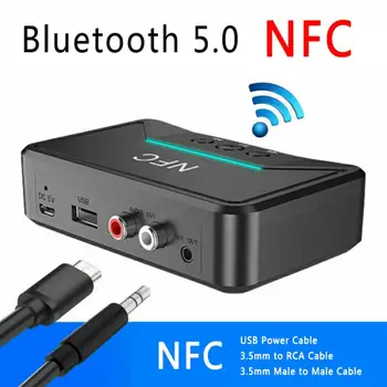 New Bluetooth RCA Receiver 5.0 AptX LL NFC 3.5mm Jack Aux Wireless Adapter Music For TV Car RCA HiFi Stereo Audio Receiver
New Bluetooth RCA Receiver 5.0 AptX LL NFC 3.5mm Jack Aux Wireless Adapter Music For TV Car RCA HiFi Stereo Audio Receiver