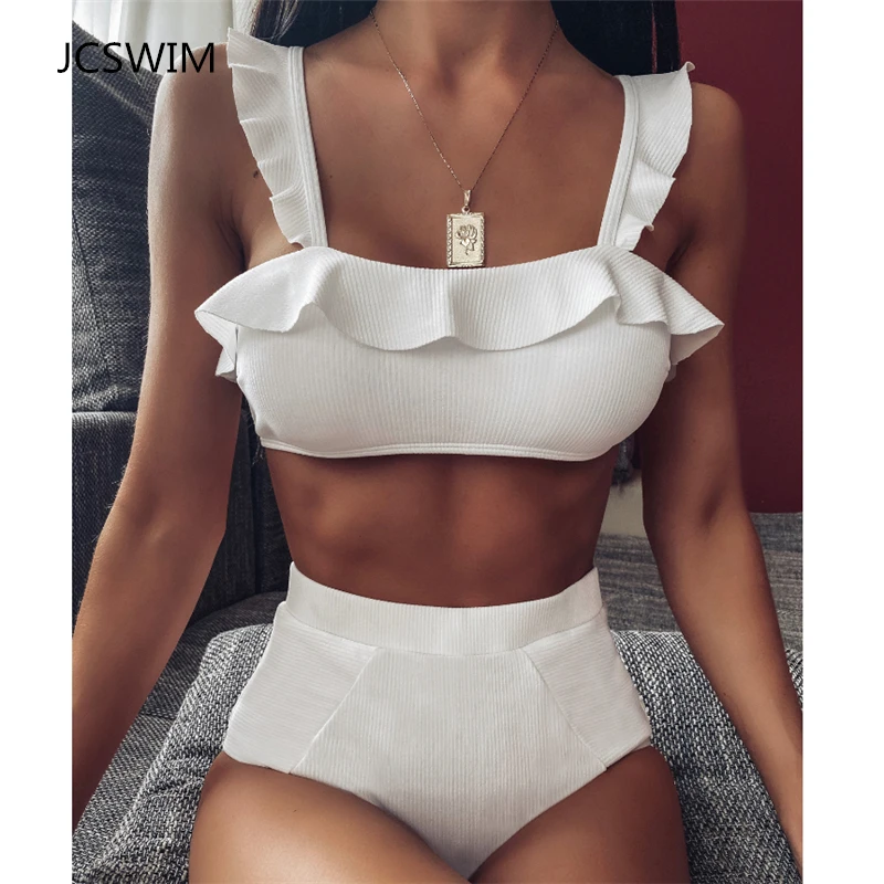 JCSWIM Ruffle Bikini Swimwear Women Push Up 2020 High Waist Solid Swim Bathing Suit Women Two Pieces Brazilian Swimsuit Biquini
JCSWIM Ruffle Bikini Swimwear Women Push Up 2020 High Waist Solid Swim Bathing Suit Women Two Pieces Brazilian Swimsuit Biquini