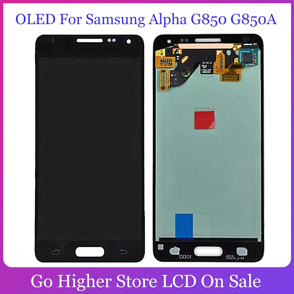 OLED-дисплей для Samsung Alpha G850 G850A G850F G850M G850K ЖК-дисплей сенсорный экран дигитайзер в