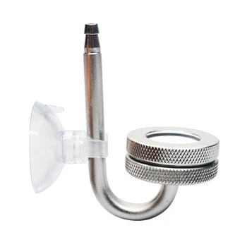 Aquarium CO2 Diffuser Fish Tank Bubble Atomizer Reactor Solenoid Regulator CO2 System Atomizer for Plant with Suction Cup Silver
Aquarium CO2 Diffuser Fish Tank Bubble Atomizer Reactor Solenoid Regulator CO2 System Atomizer for Plant with Suction Cup Silver