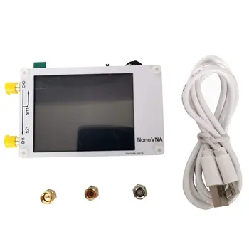 White NanoVNA 2.8 inch LCD HF VHF UHF UV Vector Network Analyzer 50KHz ~ 900MHz Antenna Analyzer Built-in battery 
White NanoVNA 2.8 inch LCD HF VHF UHF UV Vector Network Analyzer 50KHz ~ 900MHz Antenna Analyzer Built-in battery